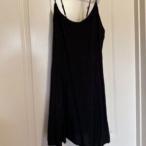 Black H&M spaghetti strap basic dress
